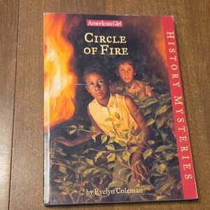 American Girl "Circle of Fire" History Mysteries Book - Red, Orange, Brown